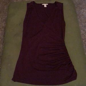Maroon Banana Republic blouse